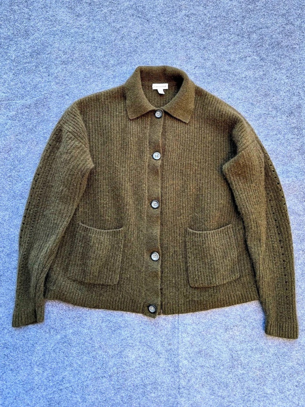Garner Hill Cashmere Collared Cardigan Size XS